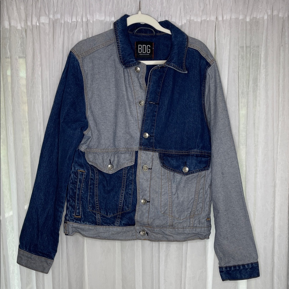 BDG Blue Color Block Jacket